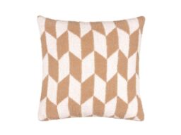 Furn Olsen 45 x 45cm Geometric Polyester Cushion-Neutral - thumbnail 2
