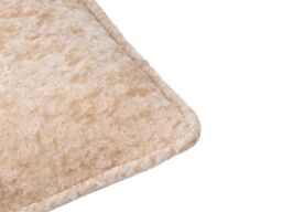 Paoletti Lustre Velvet 50 x 50cm Polyester Cushion-Oyster - thumbnail 4
