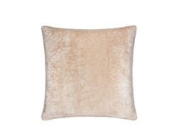 Paoletti Lustre Velvet 50 x 50cm Polyester Cushion-Oyster - thumbnail 2