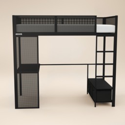 Recoil Glitch Metal Gaming High Sleeper with Desk - thumbnail 4