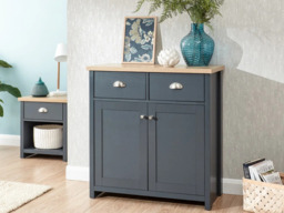 GFW Lancaster Compact Sideboard-Grey - thumbnail 3