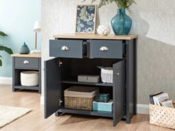 GFW Lancaster Compact Sideboard-Grey - thumbnail 5