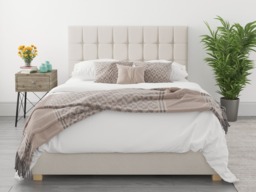 Aspire Sinatra Ottoman Bed Eire Linen Off White - Double - thumbnail 2