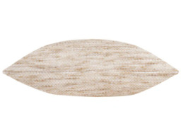 "Yard Malvern Chenille Feather Filled Cushion 45x45cm-Oatmeal " - thumbnail 3
