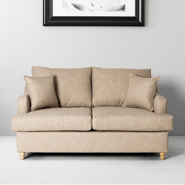 Gainsborough Eva Sofa Bed-Linoso Slate Grey A512-Medium
