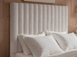 Flair Everley Kingsize Boucle Ottoman Bed Cream - thumbnail 4