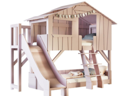 Mathy By Bols Treehouse Bunk Bed With Platform & Slide - thumbnail 4