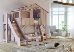 Mathy By Bols Treehouse Bunk Bed With Platform & Slide - thumbnail 2