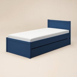 Flair Oli Single Wooden Bed with Drawers Navy - thumbnail 4