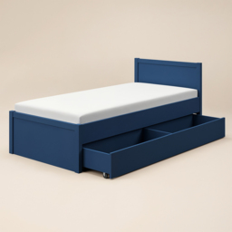 Flair Oli Single Wooden Bed with Drawers Navy - thumbnail 5
