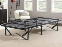 Wholesale Beds Foldable Skid Bed Frame Black Mesh - Small Double - thumbnail 6