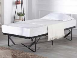 Wholesale Beds Foldable Skid Bed Frame Black Mesh - Small Double - thumbnail 3
