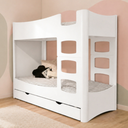 Mathy By Bols Fusion Single Bunk Bed with Reversible Ladder