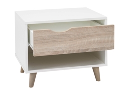 LPD Stockholm 1 Drawer Bedside - thumbnail 3