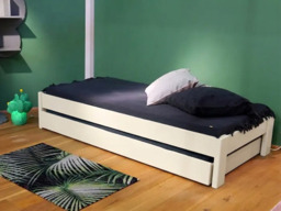 Mathy by Bols Paul Single Bed Frame-Coral - thumbnail 2