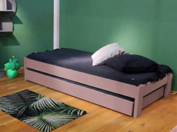 Mathy by Bols Paul Single Bed Frame-Coral - thumbnail 4