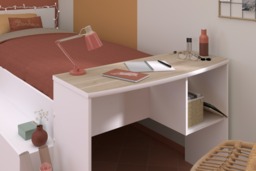 "Parisot Cleo Wooden Single Mid Sleeper Bed with Storage " - thumbnail 4