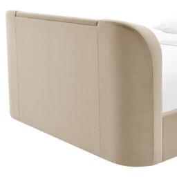 Koble Chevron Double Side-Lift Ottoman TV Bed Natural - thumbnail 6