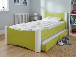 Mathy By Bols Fusion Single Bed With Optional Trundle Apple Green - thumbnail 1