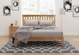Flintshire Furniture Gladstone Solid Oak Bed Frame-Small Double - thumbnail 2
