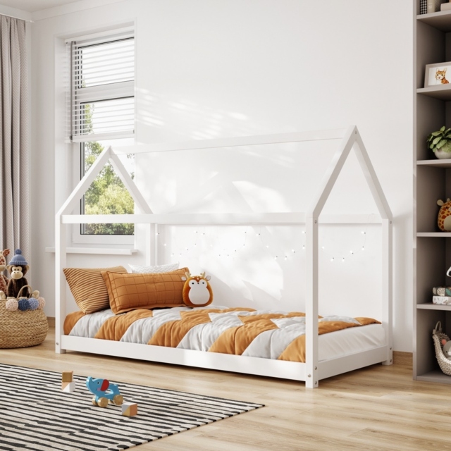 Flair Play House Floor Bed Frame White - image 1