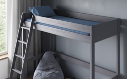 Noomi Tera Solid Wood High Sleeper Grey (FSC-Certified) - thumbnail 4