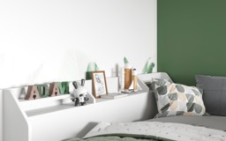 Flair Stepaside Staircase L Shaped Bunk Bed White - thumbnail 7
