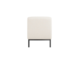 LPD Serena Upholstered Bench Ivory Linen Blend - thumbnail 6