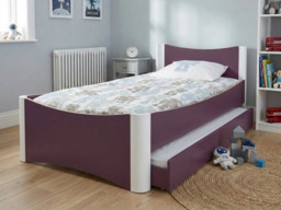Mathy By Bols Fusion Single Bed With Optional Trundle Cuberdon Purple