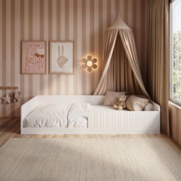 Flair Nadia Single Montessori Floor Bed White - thumbnail 1