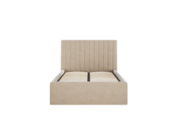 LPD Berlin Ottoman Bed Velvet Beige Single - thumbnail 2