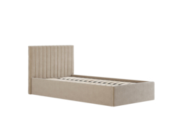 LPD Berlin Ottoman Bed Velvet Beige Single - thumbnail 3