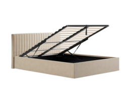 LPD Berlin Ottoman Bed Velvet Beige Single - thumbnail 6
