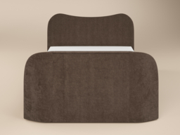 Claybourne TV Ottoman Bed with Side Lift Storage Brown Kingsize - thumbnail 6