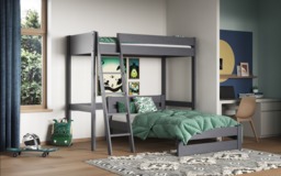 Noomi Tera Single/Double L Shaped Bunk Bed Grey (FSC-Certified) - thumbnail 2