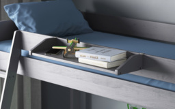 Noomi Tera Single/Double L Shaped Bunk Bed Grey (FSC-Certified) - thumbnail 6