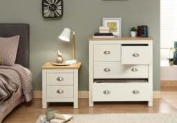 GFW Lancaster 2 + 2 Drawer Chest -Cream - thumbnail 3