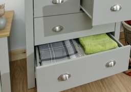 GFW Lancaster 2 + 2 Drawer Chest -Cream - thumbnail 7