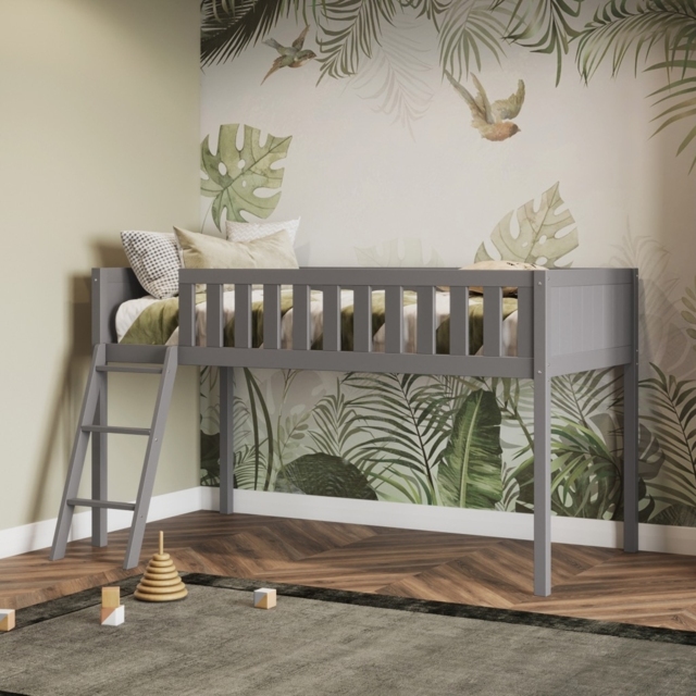 Flair Bea Shorty Mid Sleeper Cabin Bed Grey - image 1
