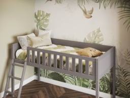 Flair Bea Shorty Mid Sleeper Cabin Bed Grey - thumbnail 2