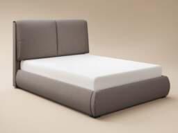 SOLACE+CO Lydia Upholstered Ottoman Storage Bed Cord Fabric Kingsize Brown - thumbnail 6