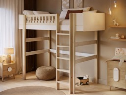 Noomi Kayla High Sleeper Bed White (FSC-Certified) - thumbnail 2