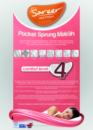 Sareer Pocket Sprung Mattress -Small Single - thumbnail 4