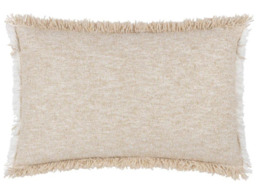 Yard Doze Textured Rectangular Cushion Cover -Natural - thumbnail 2