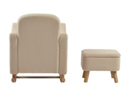 Bebe & Beyond Soother Nursing Chair and Stool Set Oat - thumbnail 5