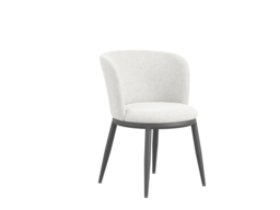 LPD Rina Black Dining Table With Nova Dining Chairs Ivory Table & 4 Chairs - thumbnail 7