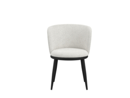 LPD Rina Black Dining Table With Nova Dining Chairs Ivory Table & 4 Chairs - thumbnail 6
