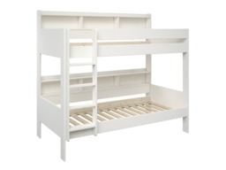 Noomi Bodie Solid Wood Storage Bunk Bed White (FSC-Certified) - thumbnail 6