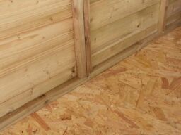 Rowlinson 8x6 Shiplap Apex Shed Double Door with Window - thumbnail 5