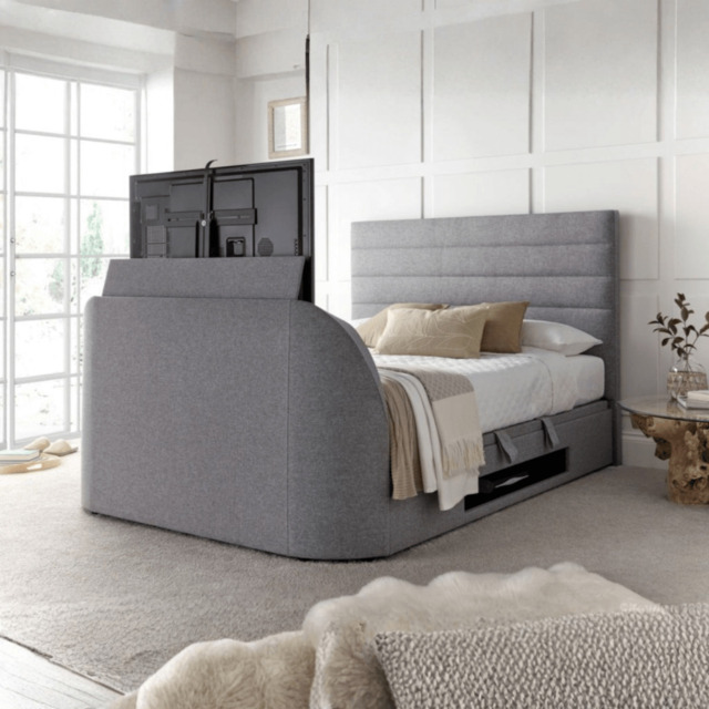 Kaydian Appleby Super King Ottoman Bed with TV Lift in Footboard - image 1